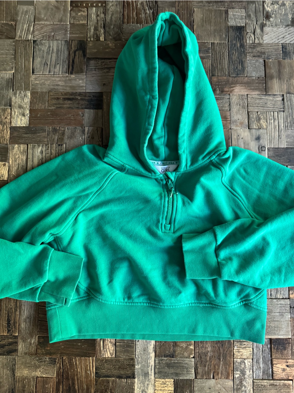 Kids Green athleta Hoodie Sweatshirt
